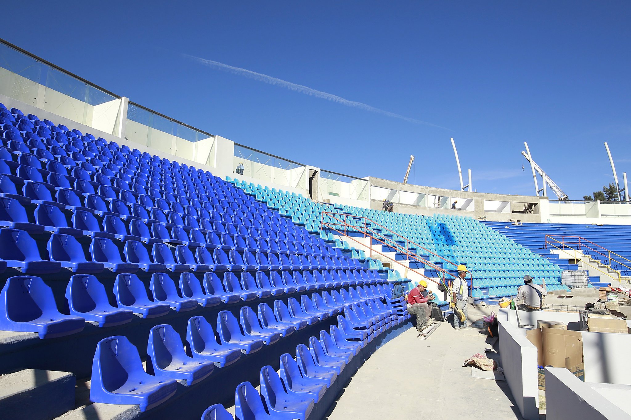 avance remodelacion estadio francisco villa generales durango asientos gradas