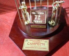 trofeo 72 ceros manazaneros 2016 beisbolchihuahua