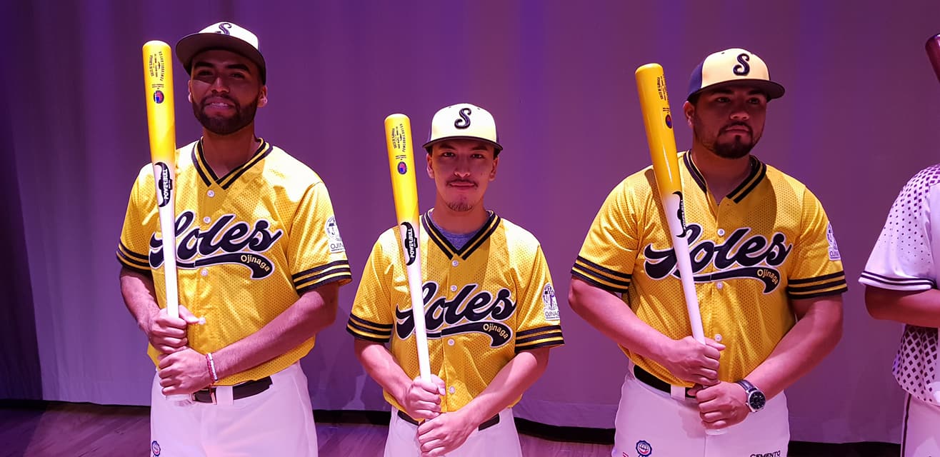 uniformes 2018 soles ojinaga beisbol chihuahua amarillo