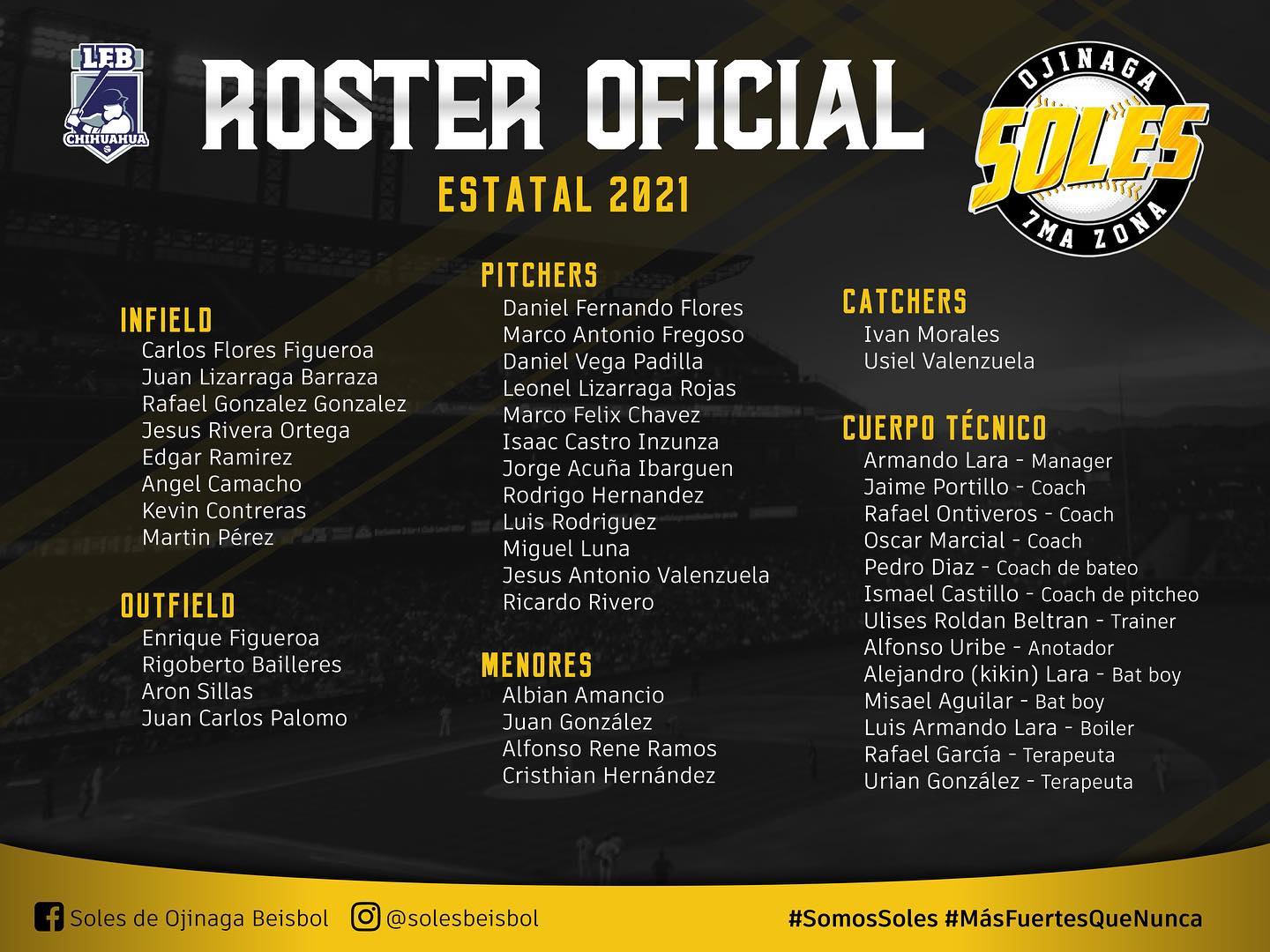 roster-temporada-2021-campeonato-estatal-besibol-chihuahua-soles-ojinaga