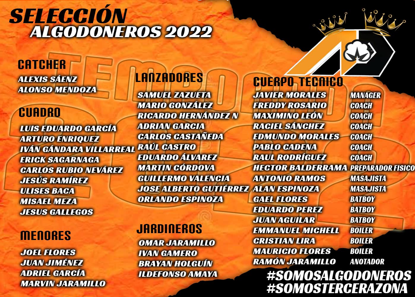 algodoneros-delicias-roster-beisbol-chihuahua-temporada-2022