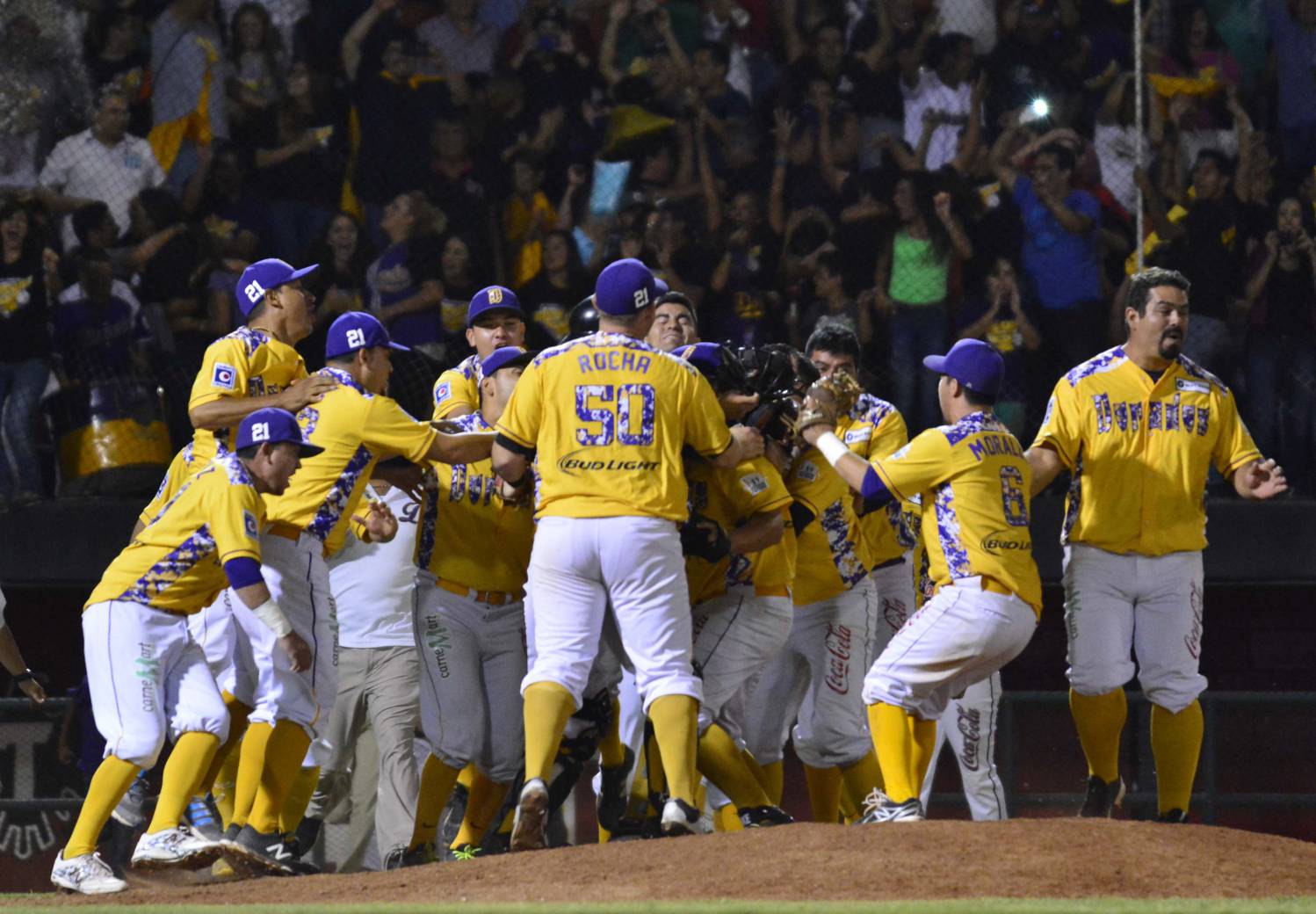 FESTEJAN LOS DORADOS campeones 2015