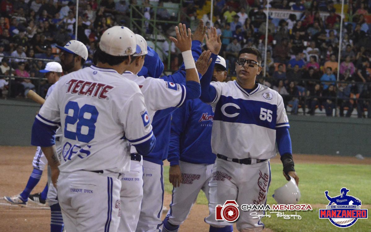 Manzaneros algodoneros 5 a 1 semifinales 2016 beisbol chama mendoza.